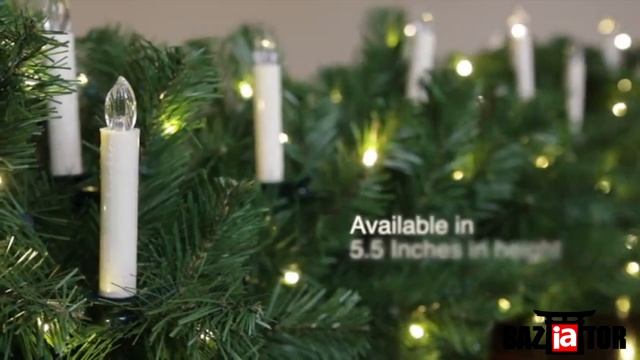 Новогодняя гирлянда Свечи на прищепках в ИМ baziator.ru смотреть онлайн