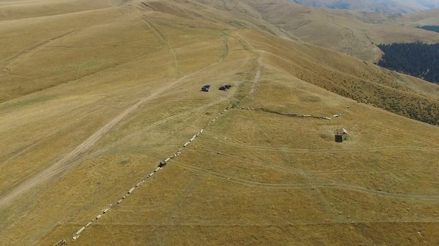 Казахстан, плато Ассы, рядом с обсерваторией. смотреть онлайн