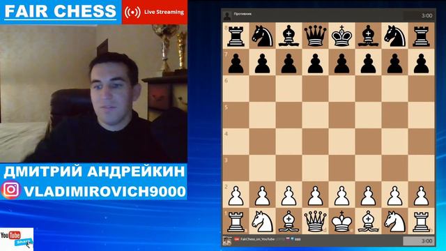 Титульный вторник! @chess.com 06.10.2020 Играет и комментирует Дмитрий Андрейкин! смотреть онлайн