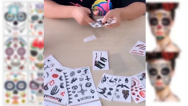 ? Halloween Temporary Tattoo Stickers Ideas Review | Best Halloween Tattoo Stickers | Buying Guides смотреть онлайн