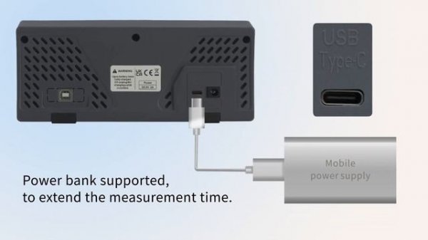 OWON XDM1241  4 1/2 digits bench multimeter power by battery