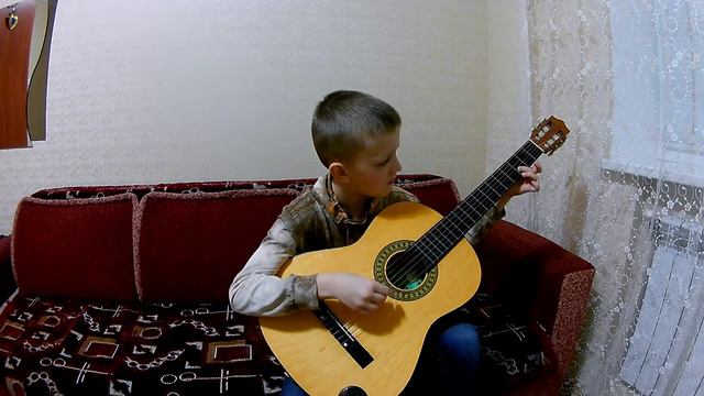 Ой у гаю при Дунаю — українська народна пісня. На гитаре. смотреть онлайн