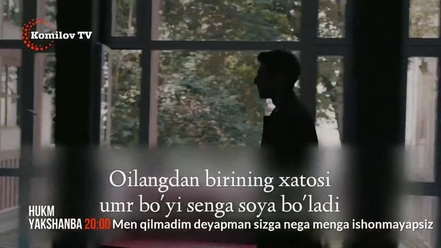 Hukm (Yargı) 1-qism anonsi (O'zbek tilida) смотреть онлайн