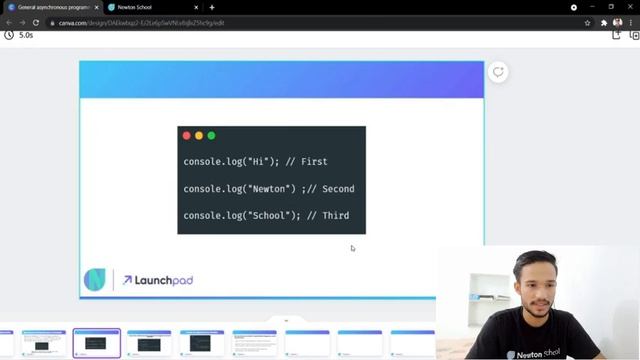 #23 | Asynchronous JavaScript ( Waiting for a Timeout ) | Newton School | Gagan смотреть онлайн
