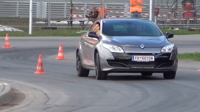 Autoslalom Latschau 2012 Renault Megane RS смотреть онлайн