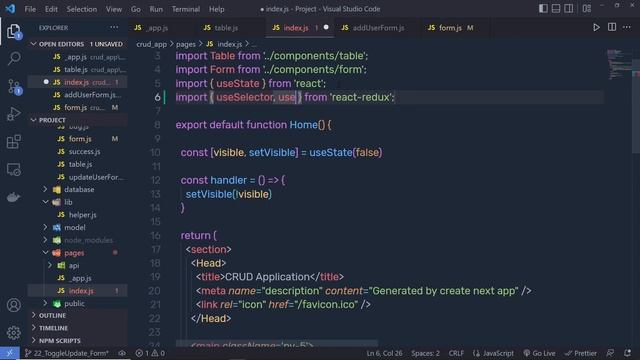 CRUD Application with Redux & React Query - Next.js For Beginners [#22] - Update Toggle Form смотреть онлайн