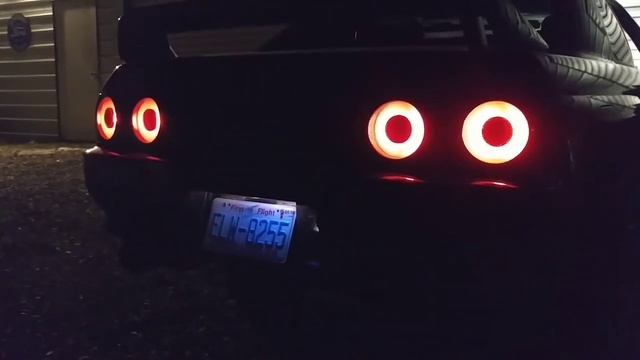 1992 Nissan Skyline GT-R short exhaust clip смотреть онлайн