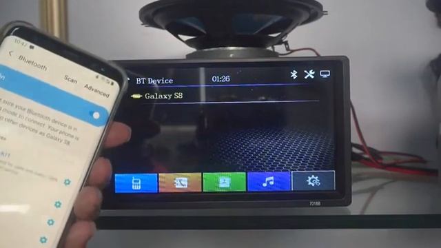 7018b 2 din car radio 7inch HD Player MP5 Touch Screen Digital Bluetooth USB TF FM Multimedia Playe смотреть онлайн