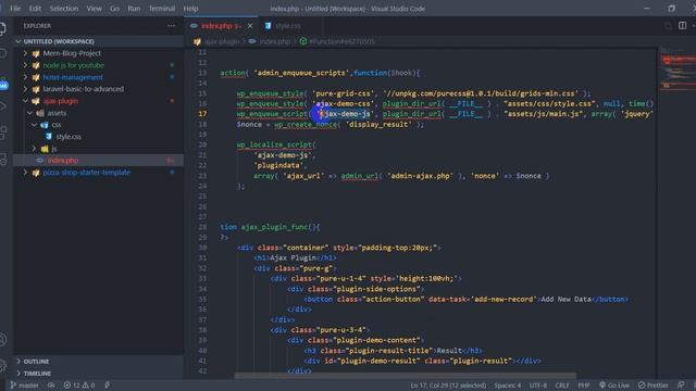 WordPress Ajax Plugin Development Tutorials Bangla #160 ajax call смотреть онлайн