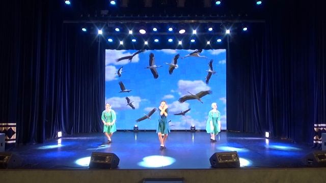 Эстрадный танец "Журавли". смотреть онлайн
