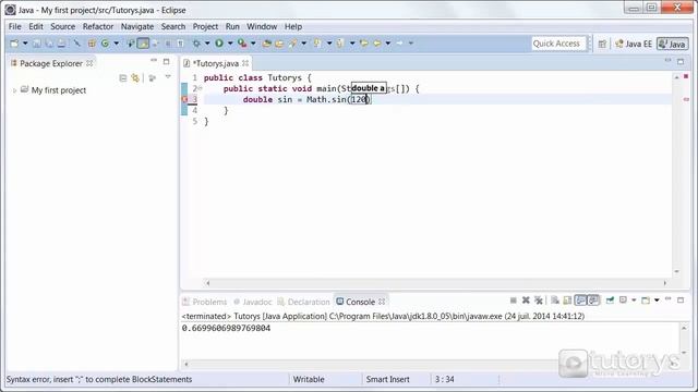 How to use mathematical methods in Java? смотреть онлайн