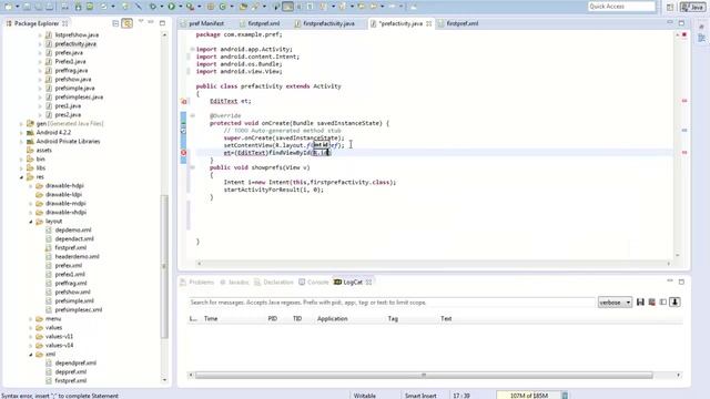 Lecture 1 - Creating Basic Preference Screen for Android Preferences смотреть онлайн