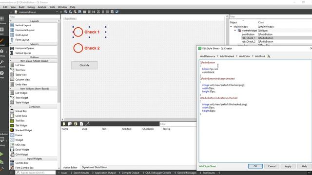Qt QRadioButton | Design Using Qt Stylesheet | QSS | Qt C++ | Qt Creator | Qt Tutorial смотреть онлайн