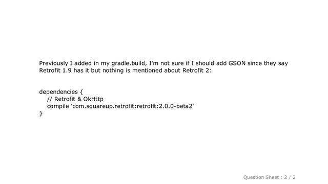 Android : Retrofit 2 example tutorial but GsonConverterFactory display error "Cannot resolve symbol смотреть онлайн