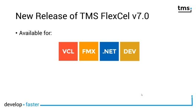 TMS FlexCel v7.0 release смотреть онлайн