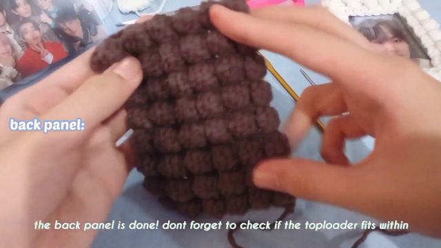 Crochet Puff Photocard Holders tutorial! (+ written pattern in desc.!) смотреть онлайн