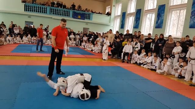 Поединок Рё Дори на чемпионате области Тайкан каратэ смотреть онлайн