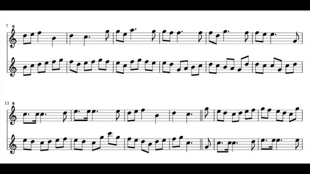 O Tannenbaum for soprano and alto recorder смотреть онлайн