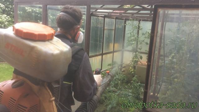 Обработка теплиц и садов смотреть онлайн