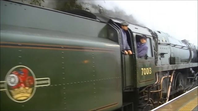 (70013) Olive Cromwell leaves Sheffield 19/10/13 - Loudly смотреть онлайн