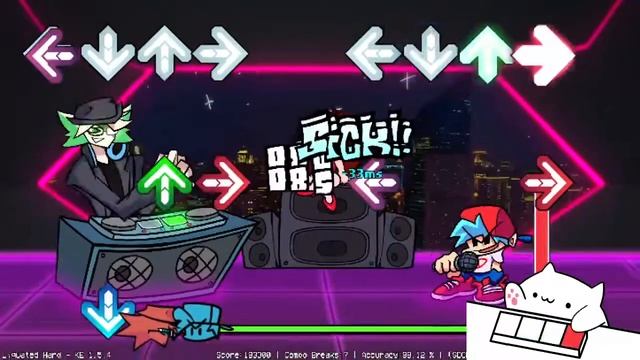 Friday Night Funkin' Bongo Cat plays VS Camellia Hard Mode! смотреть онлайн