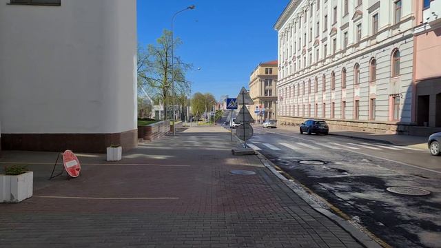 Прогулка по утреннему Минску // Беларусь Минск. смотреть онлайн