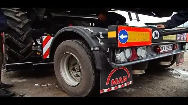 Негабаритные перевозки Низкорамный прицеп смотреть онлайн