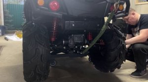 Aodes Настройка подвески на квадроцикле, установил новые амортизаторы