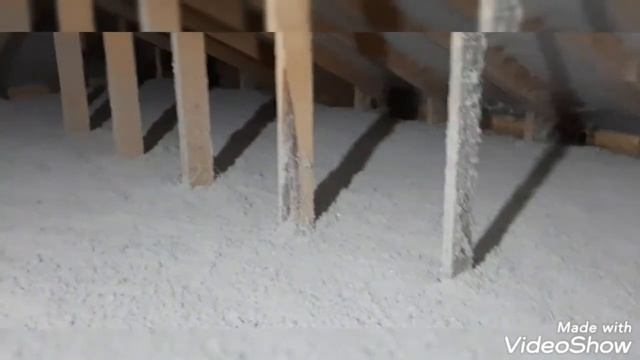 Утепление чердачного перекрытия эковатой