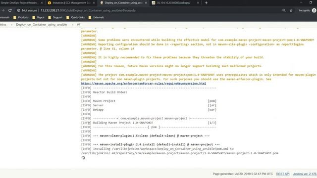 024 Update Ansible Playbooks to delete and create docker containers - Jenkins смотреть онлайн