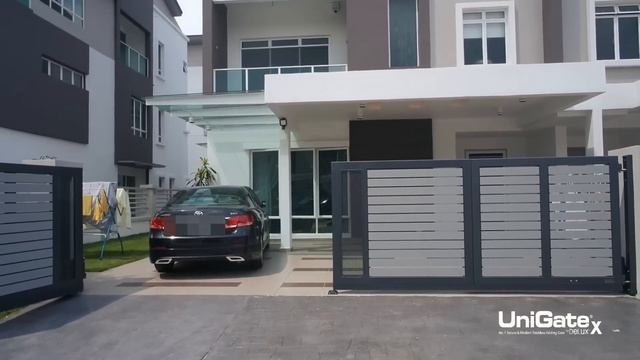 UniGate X - Trackless Folding Gate Support Up To 30ft Wide смотреть онлайн