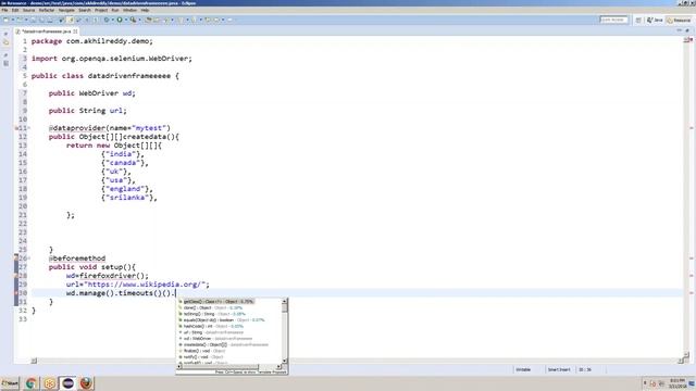 SELENIUM | DATA DRIVEN FRAME WORK смотреть онлайн