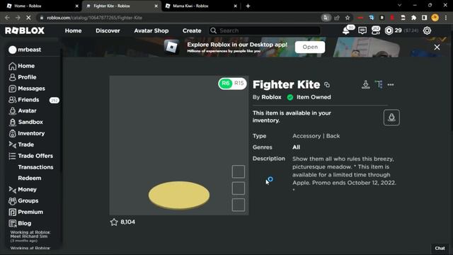 [FREE ITEMS] How to get FIGHTER KITE & MAMA KIWI! | Roblox смотреть онлайн