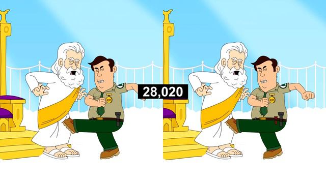 Найди отличия - бриклберри/Brickleberry /spot The Difference(канал бесконечность)
