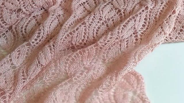 Вязание палантина 