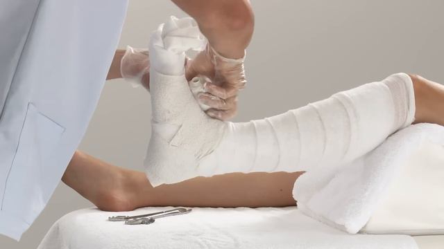 Plaster of Paris Lower Leg Circular Cast Application смотреть онлайн