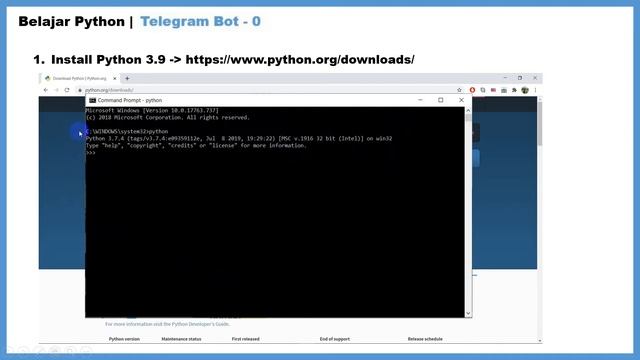 0. Install Python 3.9.0 , Sublimetext dan pyTelegramBotAPI смотреть онлайн
