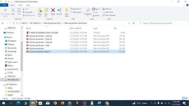 1 Click 5 New Ayushman Card Action 100% Working पूरा देखें Ayushman Card Problem and Error solutio смотреть онлайн
