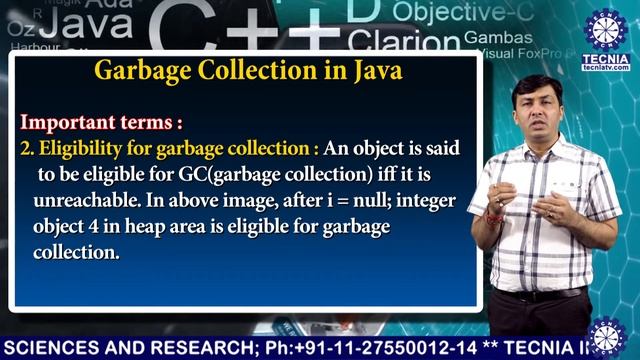 MCA || Dr. Vishal Khatri || Java Garbage Collection in java || TIAS || TECNIA TV смотреть онлайн