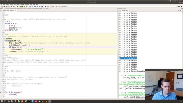 Loops in Excel and Python (ChEn 263 - Supplement to Lecture 6) смотреть онлайн
