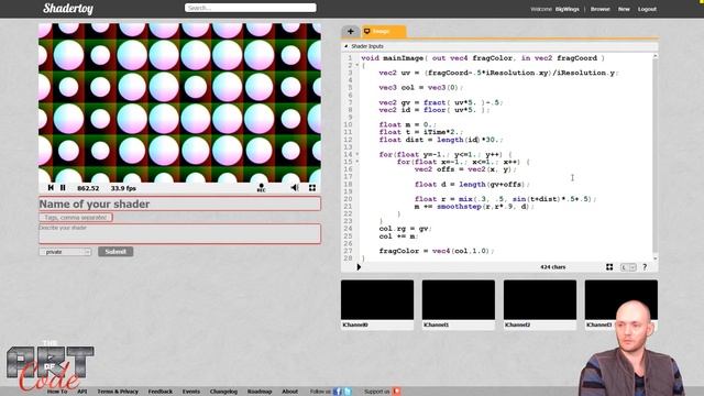 Shader Coding: Space GIF step-by-step смотреть онлайн
