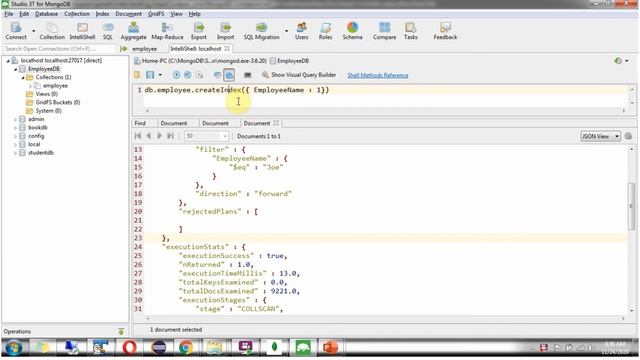 Understanding the impact of Indexes in MongoDB - How much execution time with and without Index? смотреть онлайн