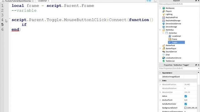 ?[TUTORIAL]? How to make a ROBLOX Toggle GUI смотреть онлайн