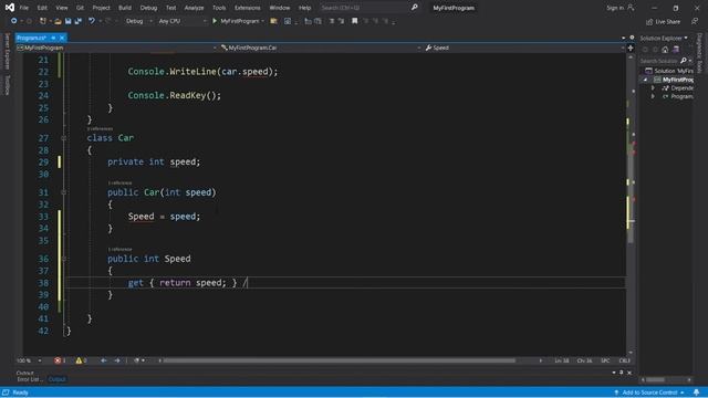 C# getters & setters ? смотреть онлайн