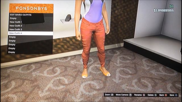 How to get and save the joggers with any shoes GTA 5 Online PS3 смотреть онлайн