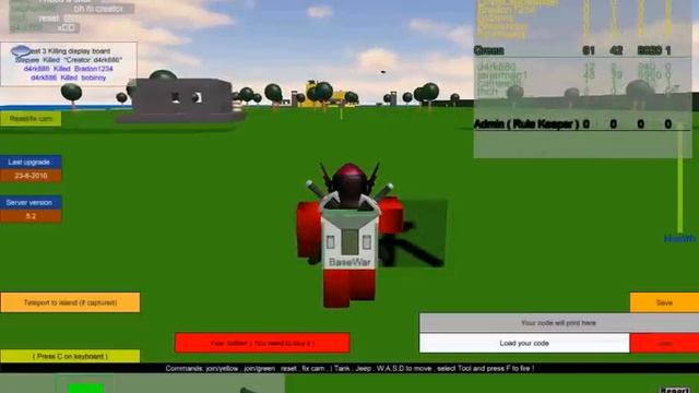 Base wars The Land in 2010 (Roblox Games Design/Demonstration) смотреть онлайн