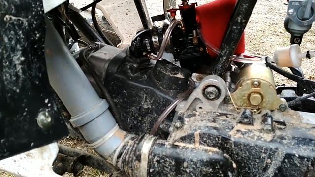 Тюнинг QMJ 157 Замена карбюратора.