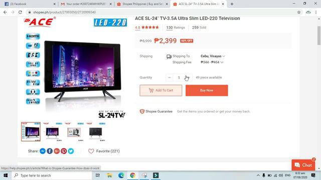WOW! AFFORDABLE 24" LED TV BELOW 2,500 PESOS | UNBOXING | SHOPEE смотреть онлайн