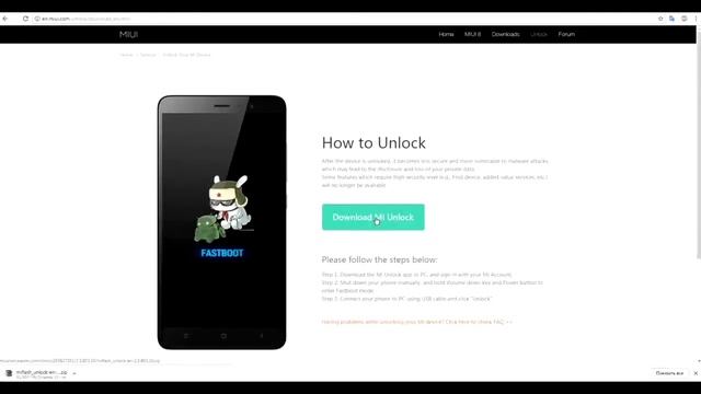 Mi Unlock разблокировка загрузчика Xiaomi. Подробная инструкция. смотреть онлайн