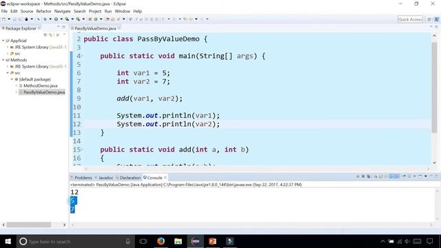 Java Methods - Passing Variables by Value vs. Pass by Object Reference - Appficial смотреть онлайн